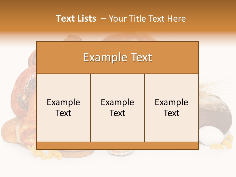 Many Bakery Wheat PowerPoint Template