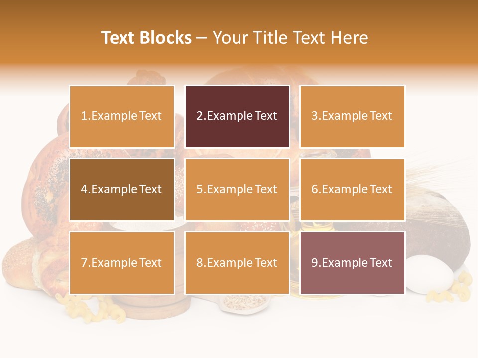 Many Bakery Wheat PowerPoint Template