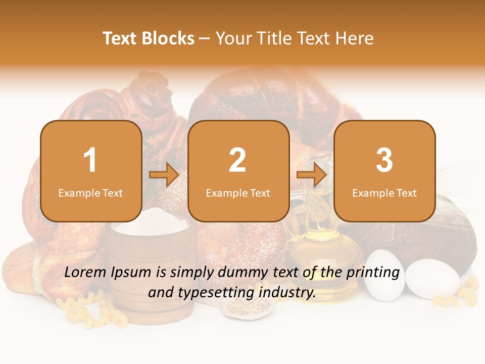 Many Bakery Wheat PowerPoint Template