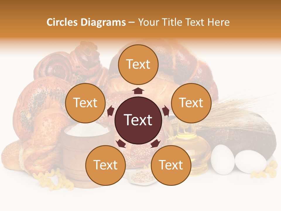 Many Bakery Wheat PowerPoint Template