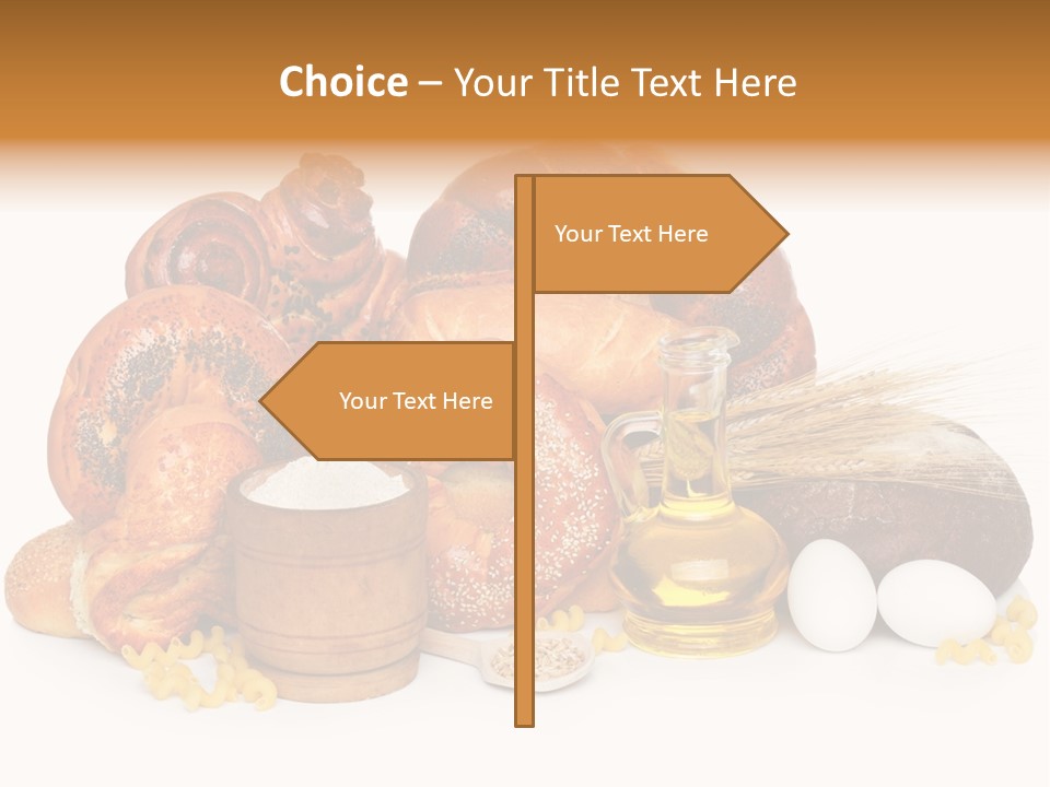 Many Bakery Wheat PowerPoint Template