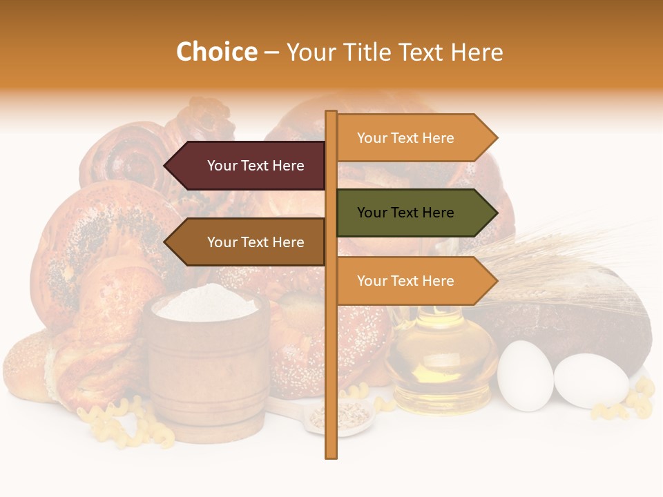 Many Bakery Wheat PowerPoint Template