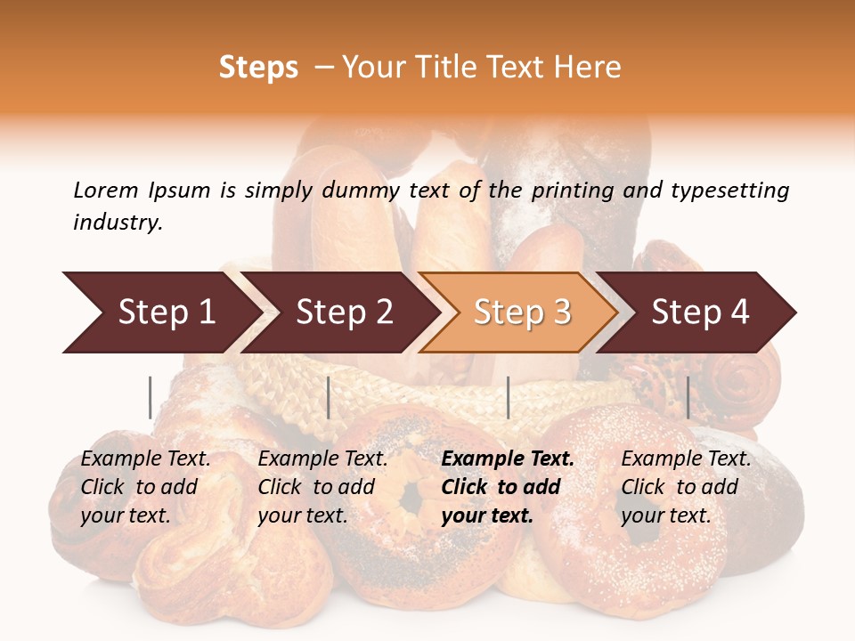 Bread Still Life Different PowerPoint Template