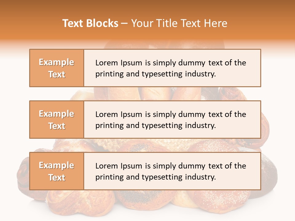 Bread Still Life Different PowerPoint Template