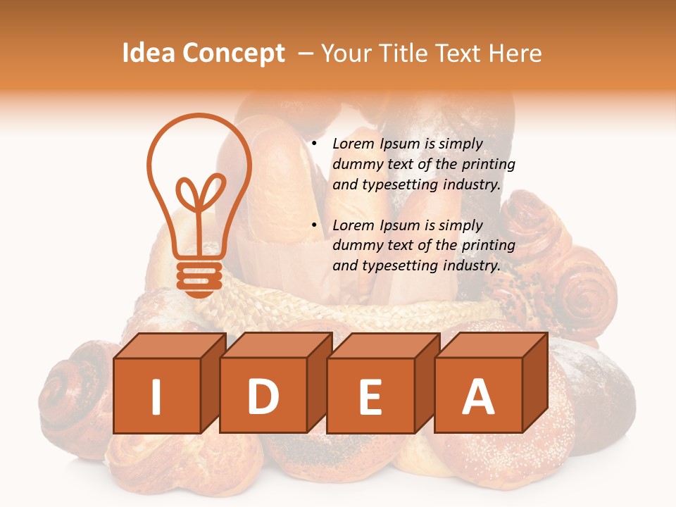 Bread Still Life Different PowerPoint Template