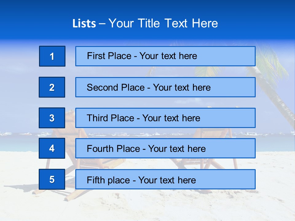 Water Philippines Scenic PowerPoint Template
