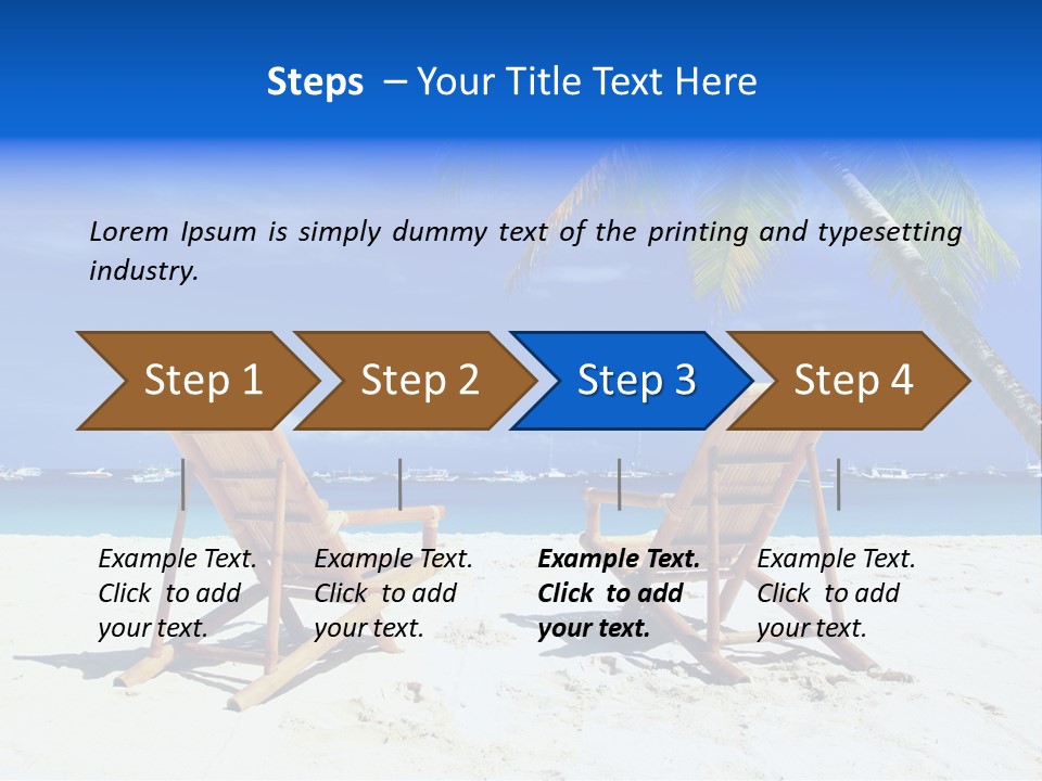 Water Philippines Scenic PowerPoint Template