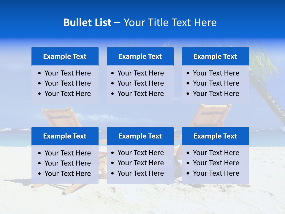 Water Philippines Scenic PowerPoint Template