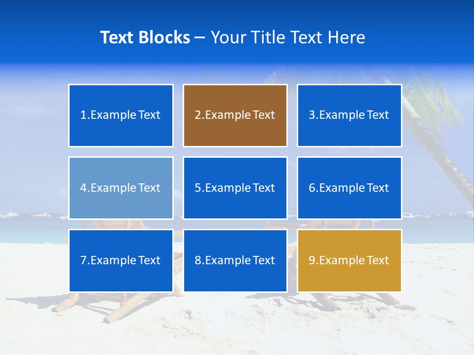 Water Philippines Scenic PowerPoint Template
