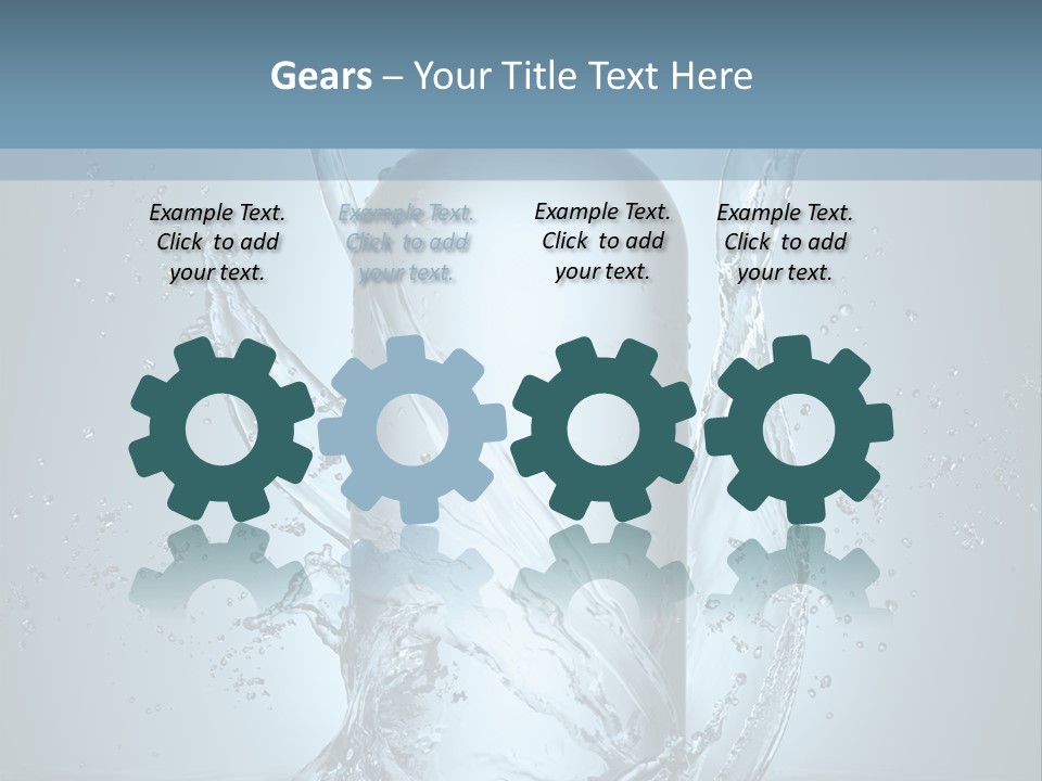 Flow Transparent Russian PowerPoint Template