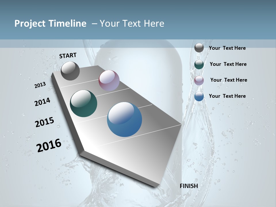 Flow Transparent Russian PowerPoint Template