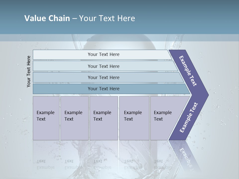 Flow Transparent Russian PowerPoint Template
