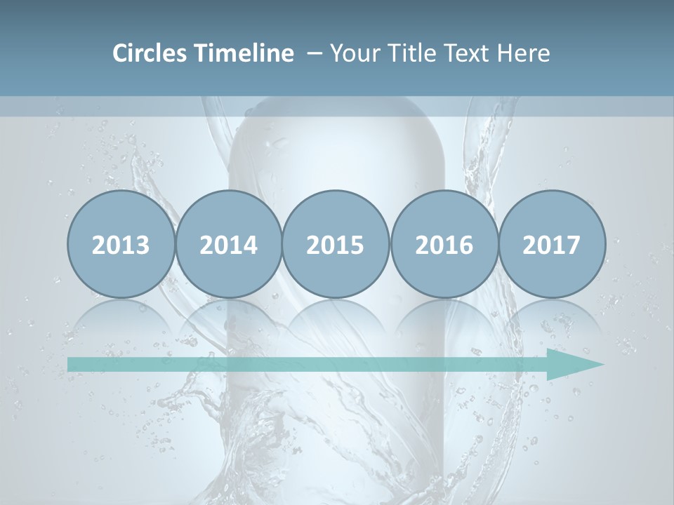 Flow Transparent Russian PowerPoint Template