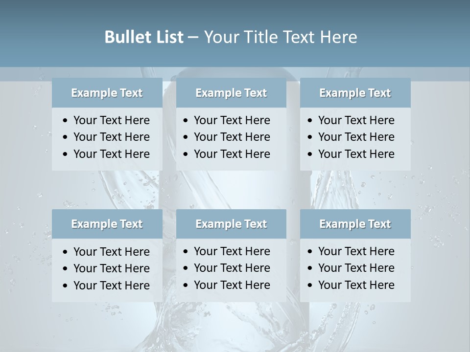 Flow Transparent Russian PowerPoint Template
