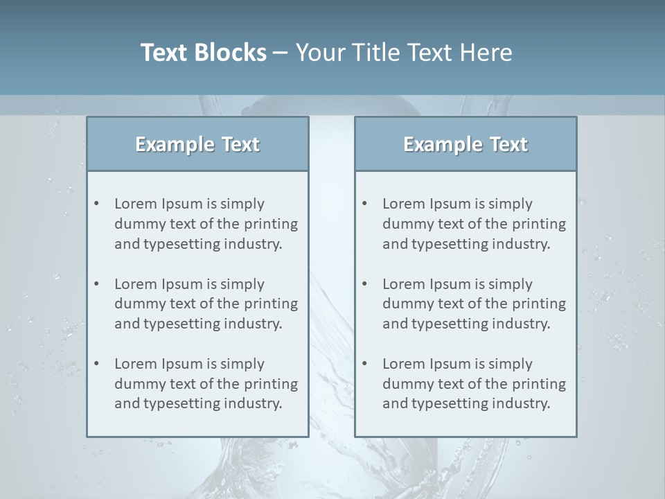 Flow Transparent Russian PowerPoint Template