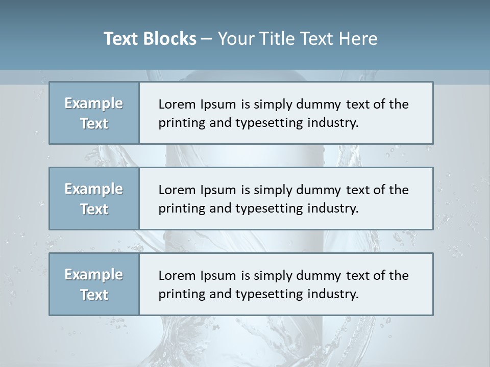 Flow Transparent Russian PowerPoint Template