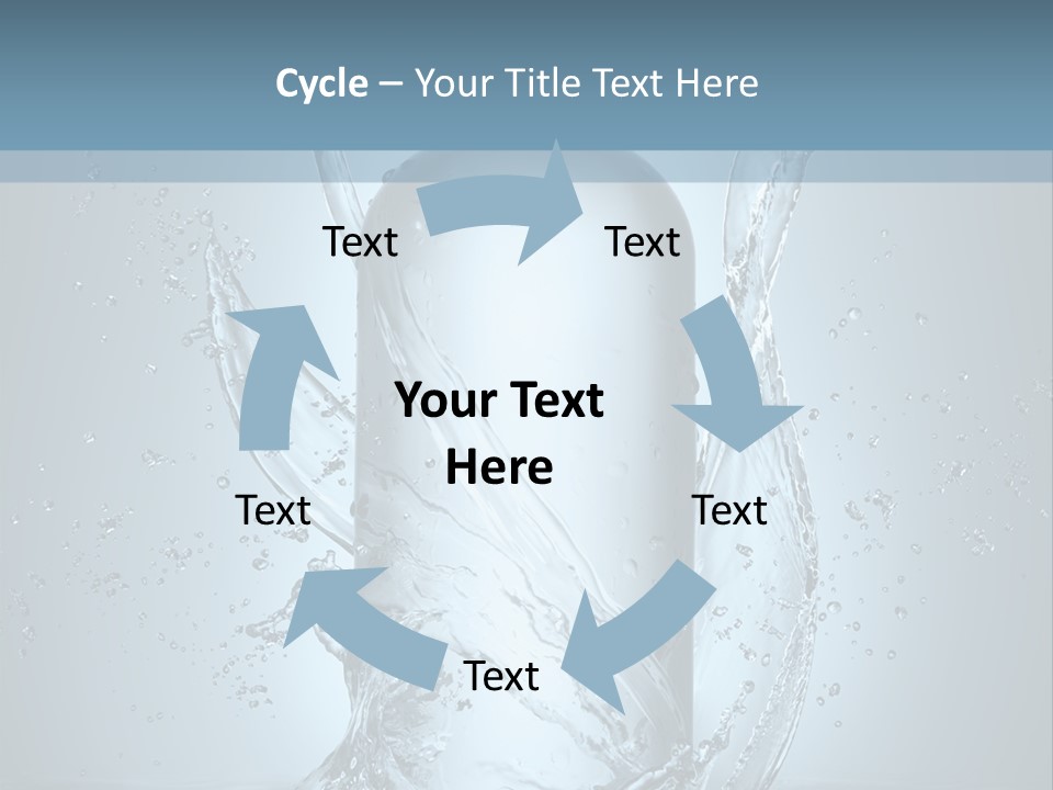 Flow Transparent Russian PowerPoint Template