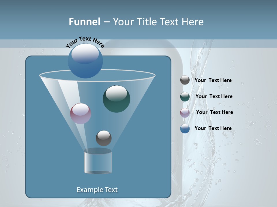 Flow Transparent Russian PowerPoint Template