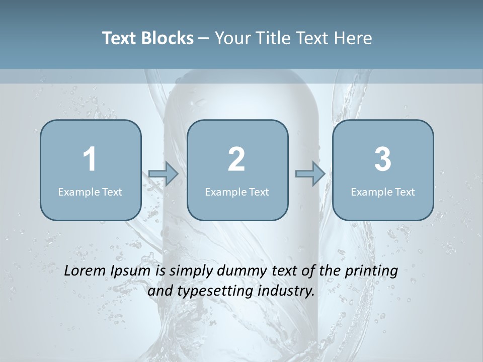 Flow Transparent Russian PowerPoint Template