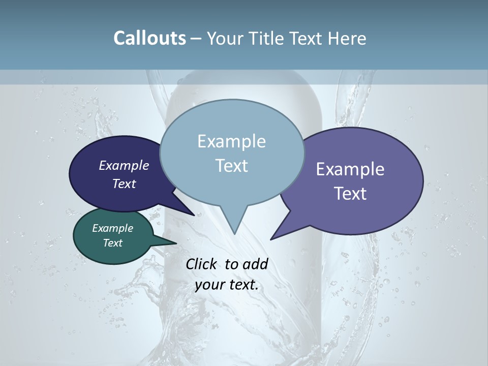 Flow Transparent Russian PowerPoint Template