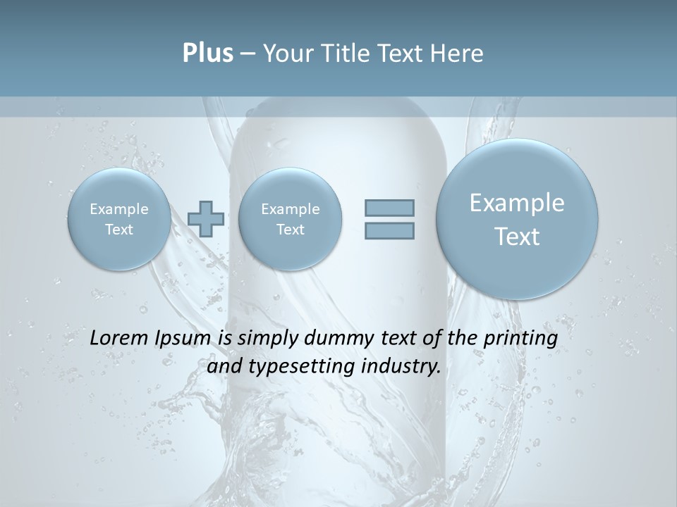 Flow Transparent Russian PowerPoint Template