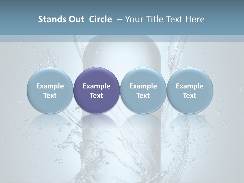 Flow Transparent Russian PowerPoint Template