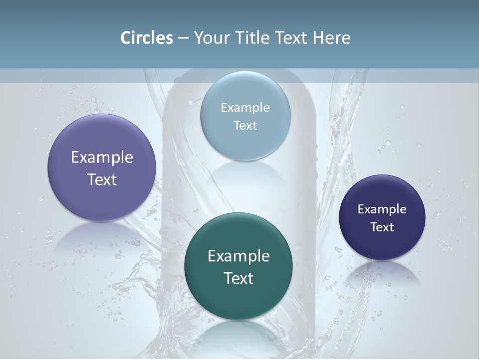 Flow Transparent Russian PowerPoint Template