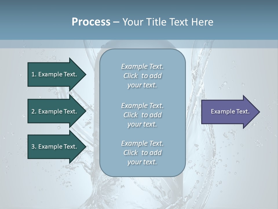 Flow Transparent Russian PowerPoint Template