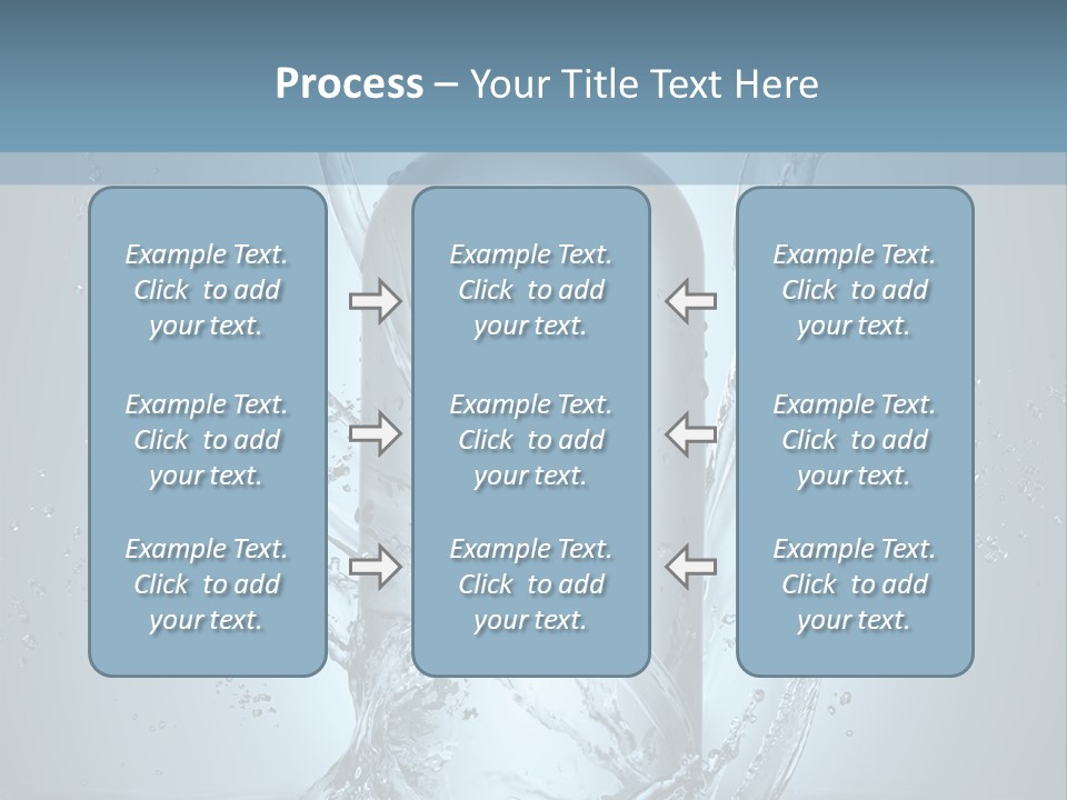 Flow Transparent Russian PowerPoint Template