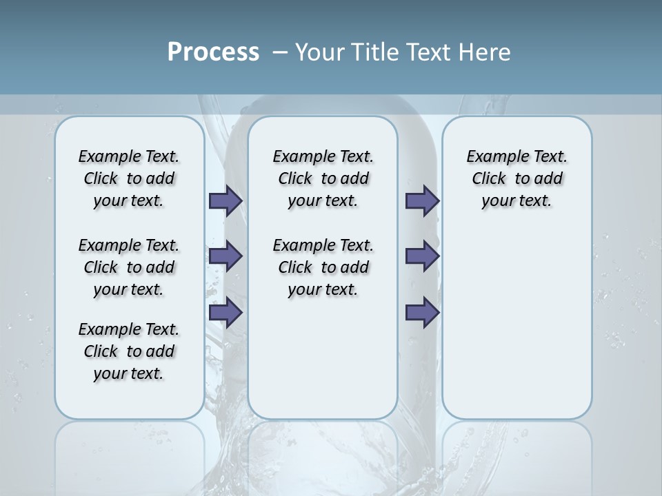 Flow Transparent Russian PowerPoint Template