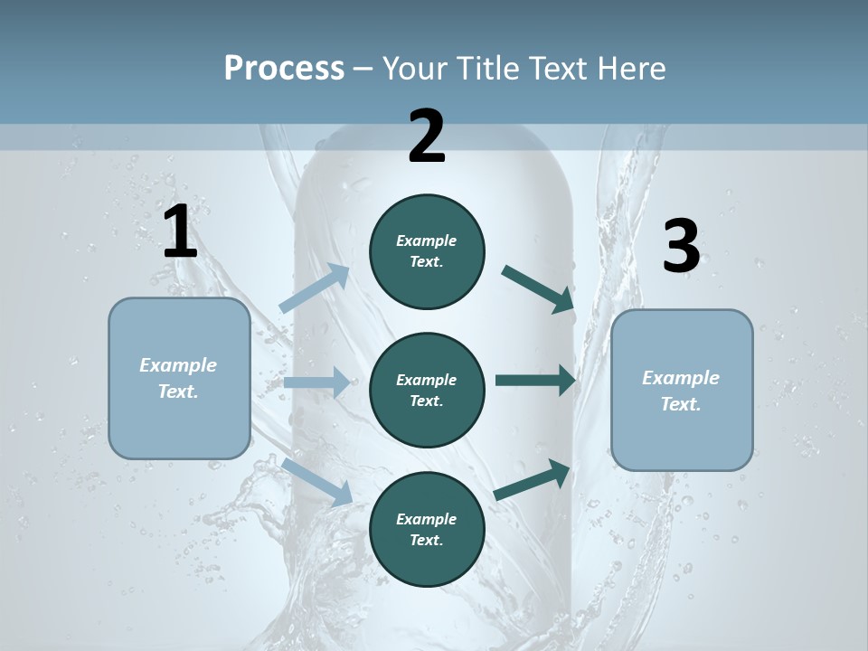 Flow Transparent Russian PowerPoint Template