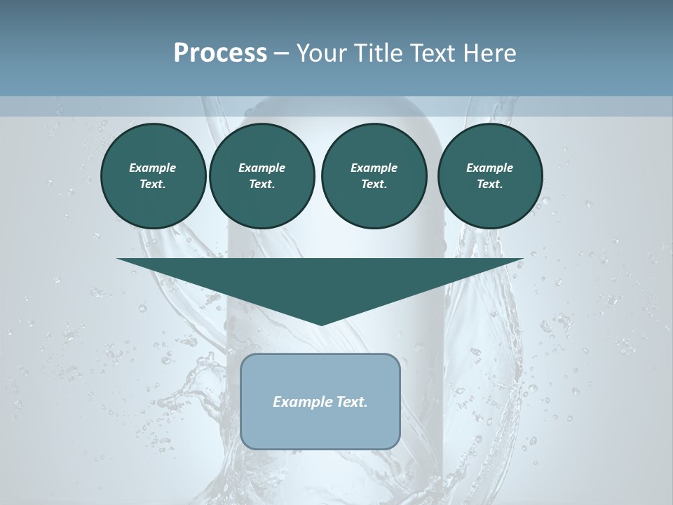 Flow Transparent Russian PowerPoint Template