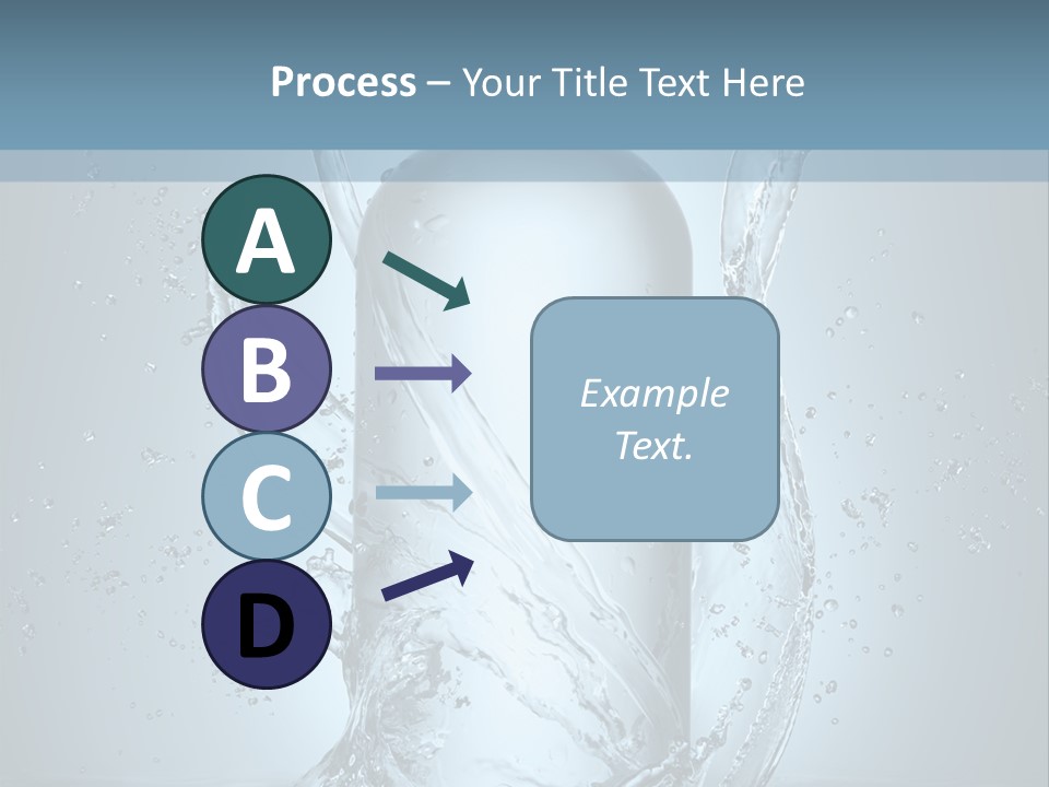 Flow Transparent Russian PowerPoint Template