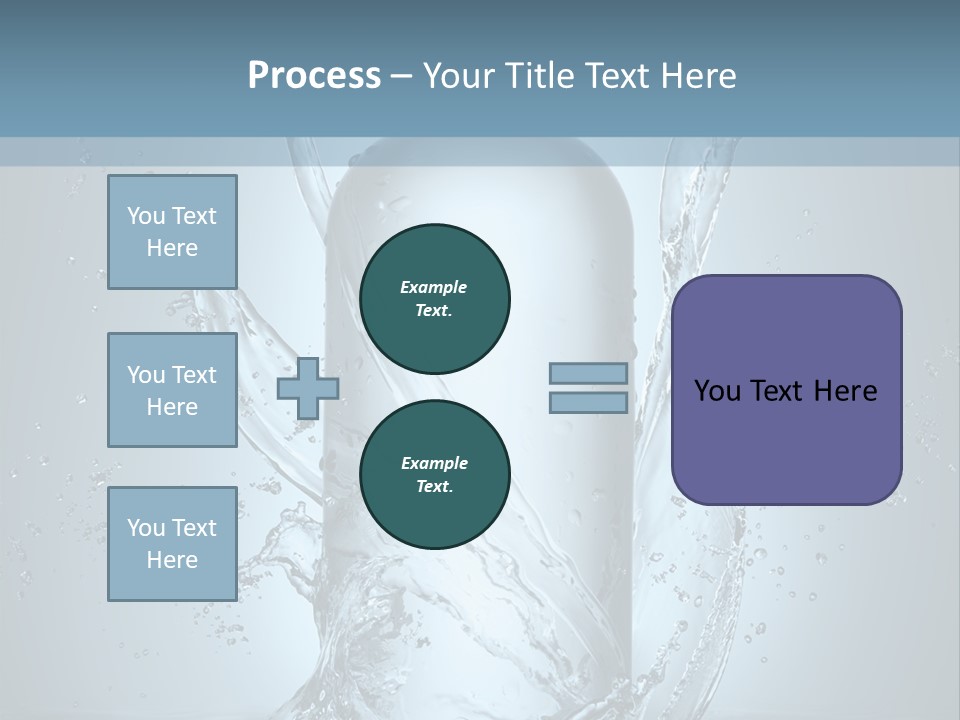 Flow Transparent Russian PowerPoint Template
