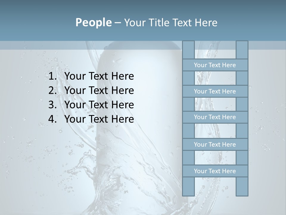 Flow Transparent Russian PowerPoint Template