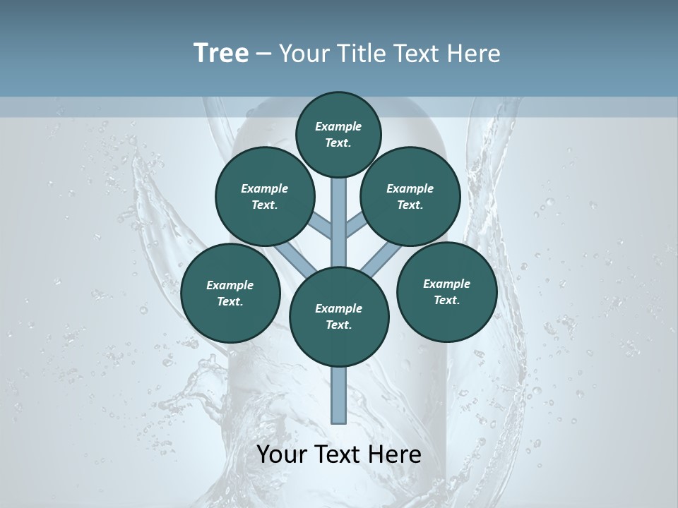 Flow Transparent Russian PowerPoint Template