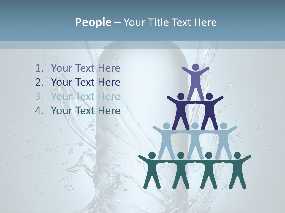 Flow Transparent Russian PowerPoint Template