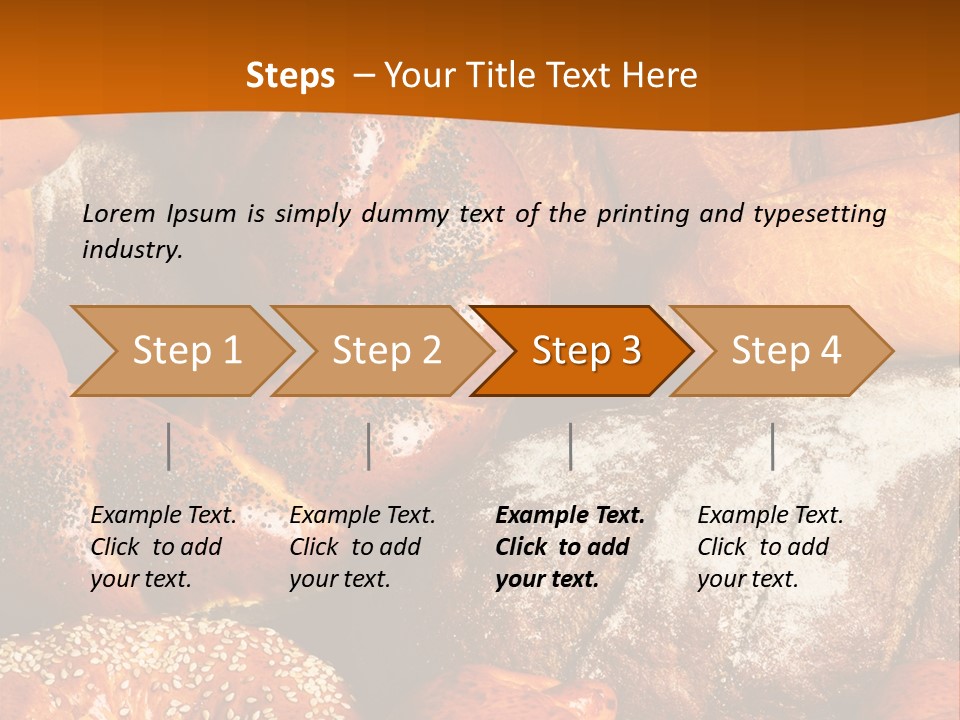 Bun Flour Many PowerPoint Template