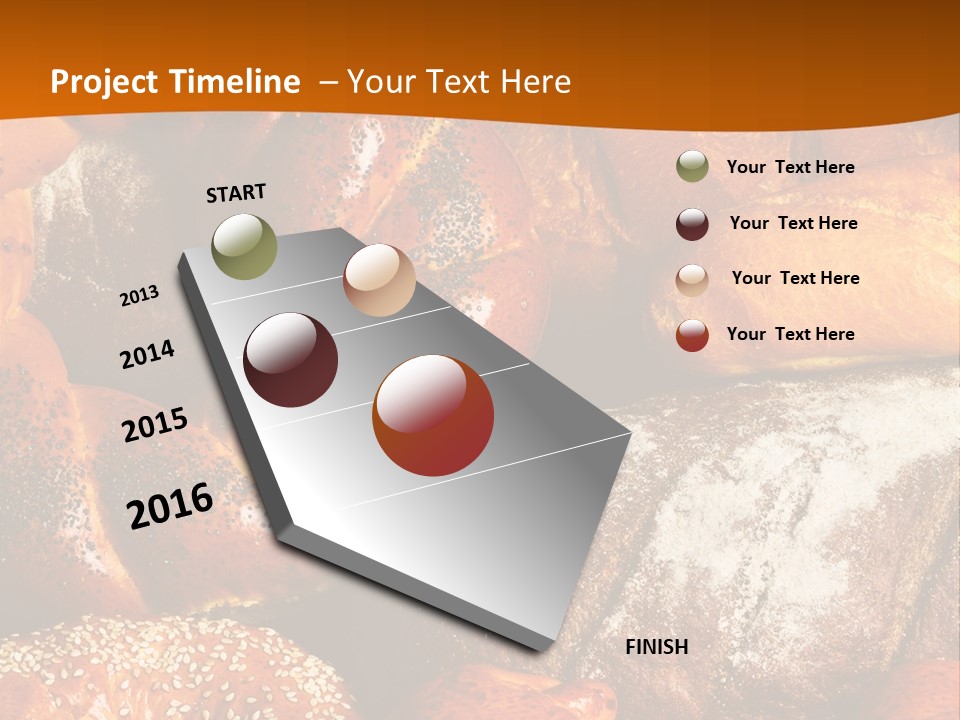 Bun Flour Many PowerPoint Template