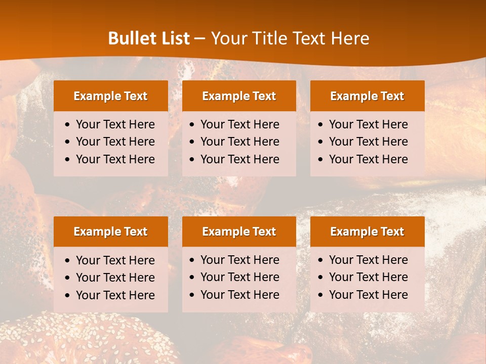 Bun Flour Many PowerPoint Template