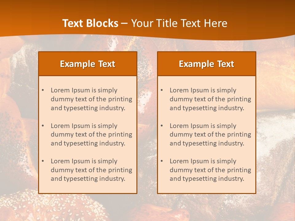 Bun Flour Many PowerPoint Template