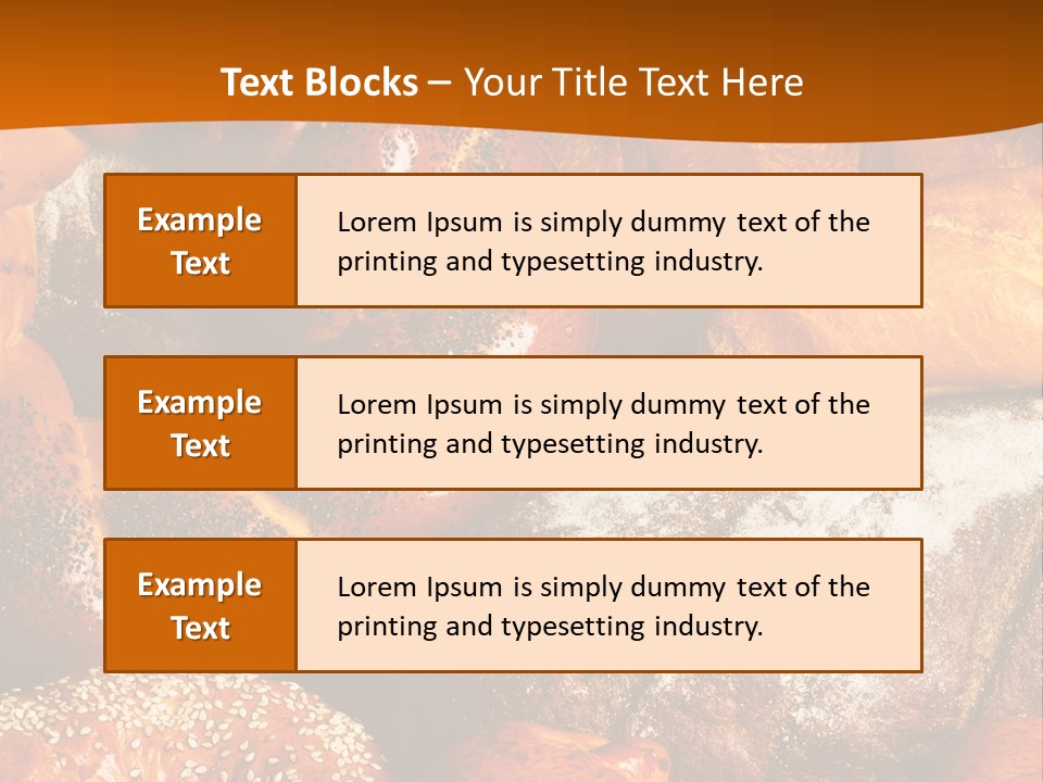 Bun Flour Many PowerPoint Template