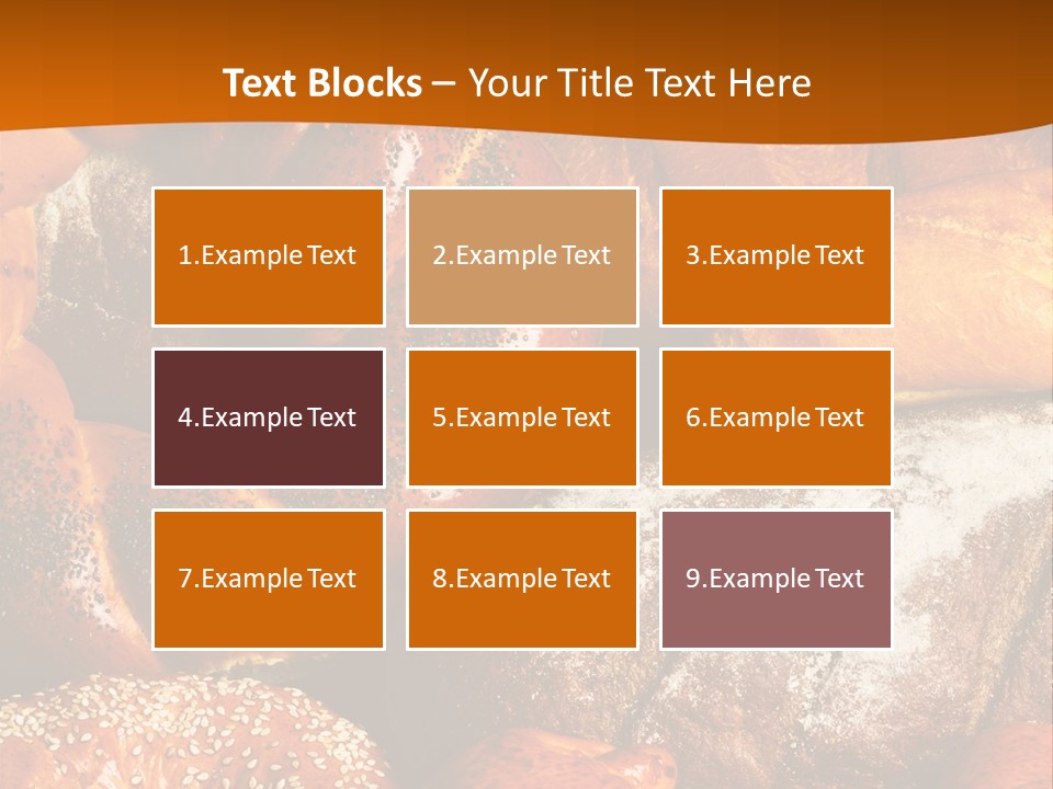 Bun Flour Many PowerPoint Template