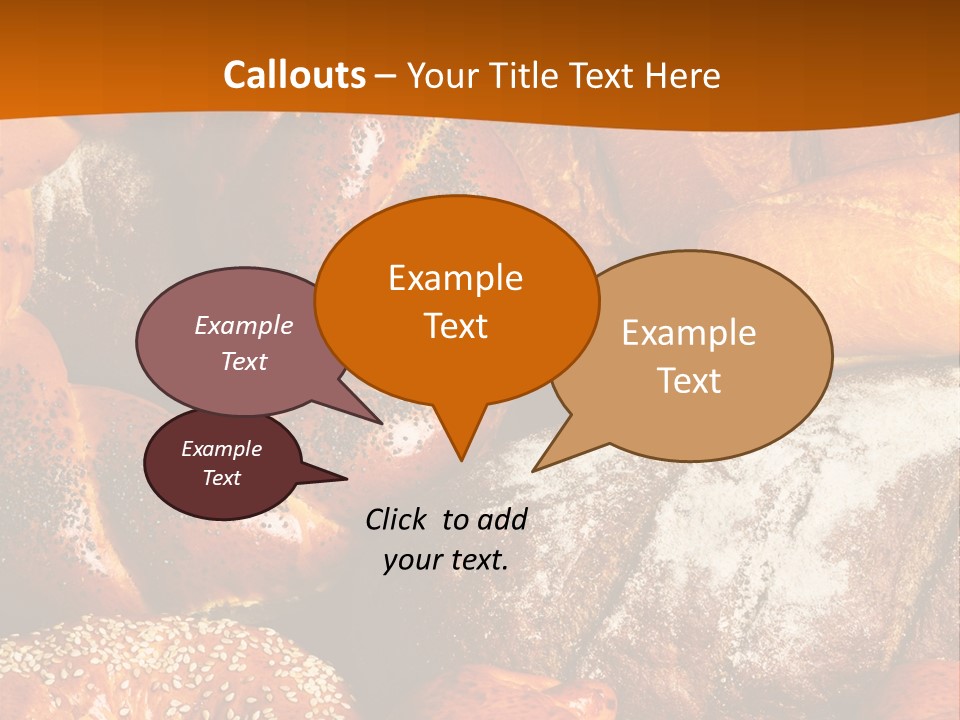 Bun Flour Many PowerPoint Template