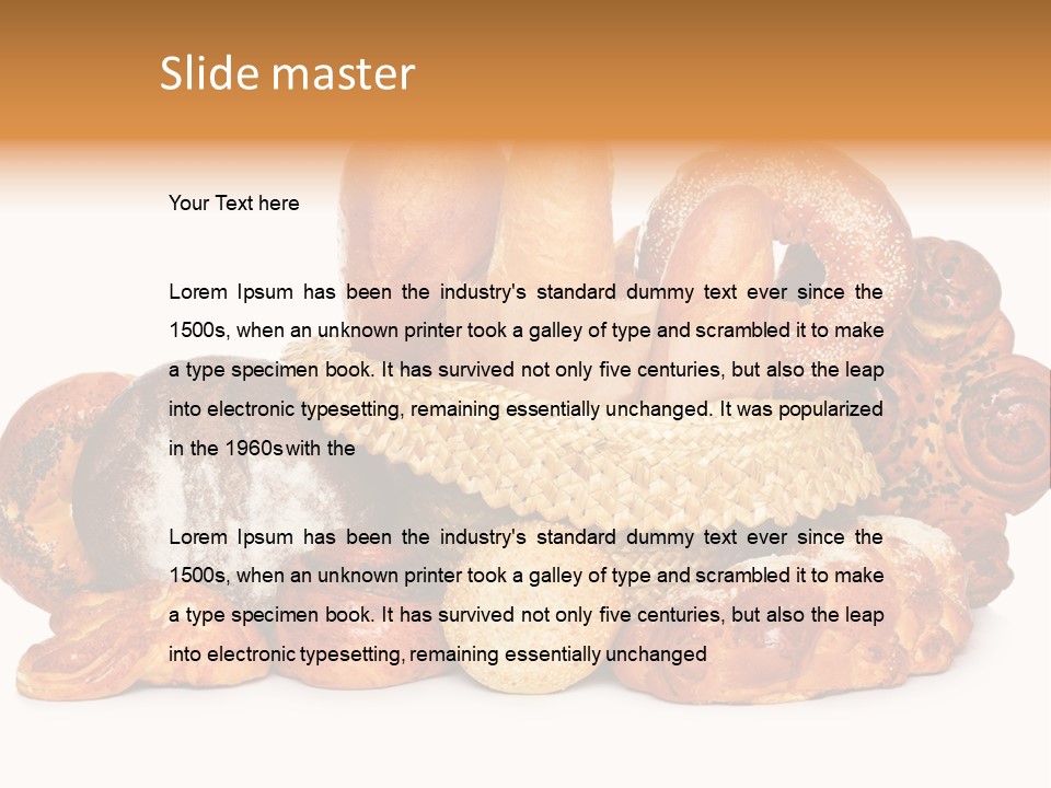 Bakery Ingredient Cereal PowerPoint Template