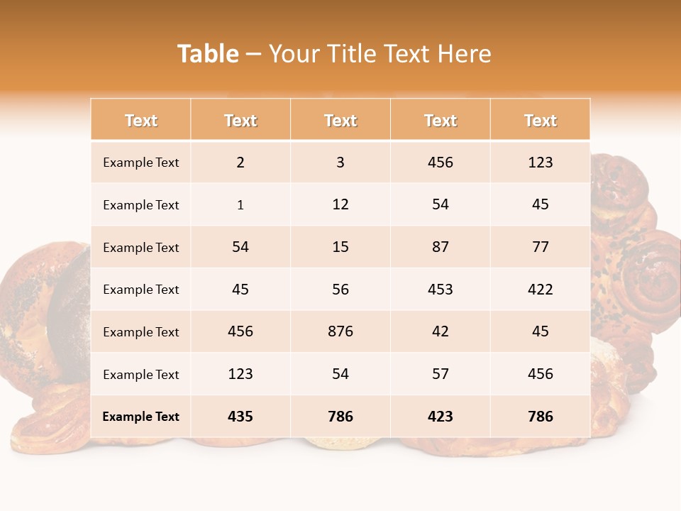 Bakery Ingredient Cereal PowerPoint Template