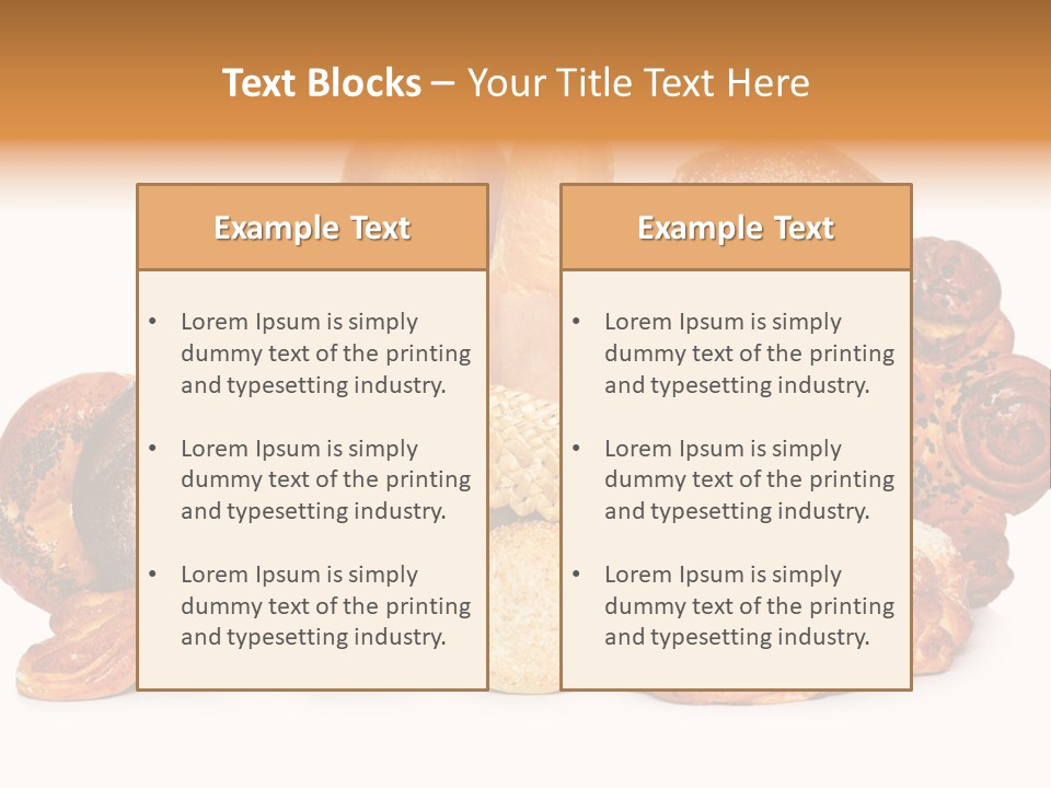 Bakery Ingredient Cereal PowerPoint Template
