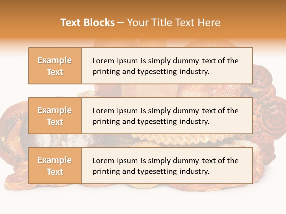 Bakery Ingredient Cereal PowerPoint Template