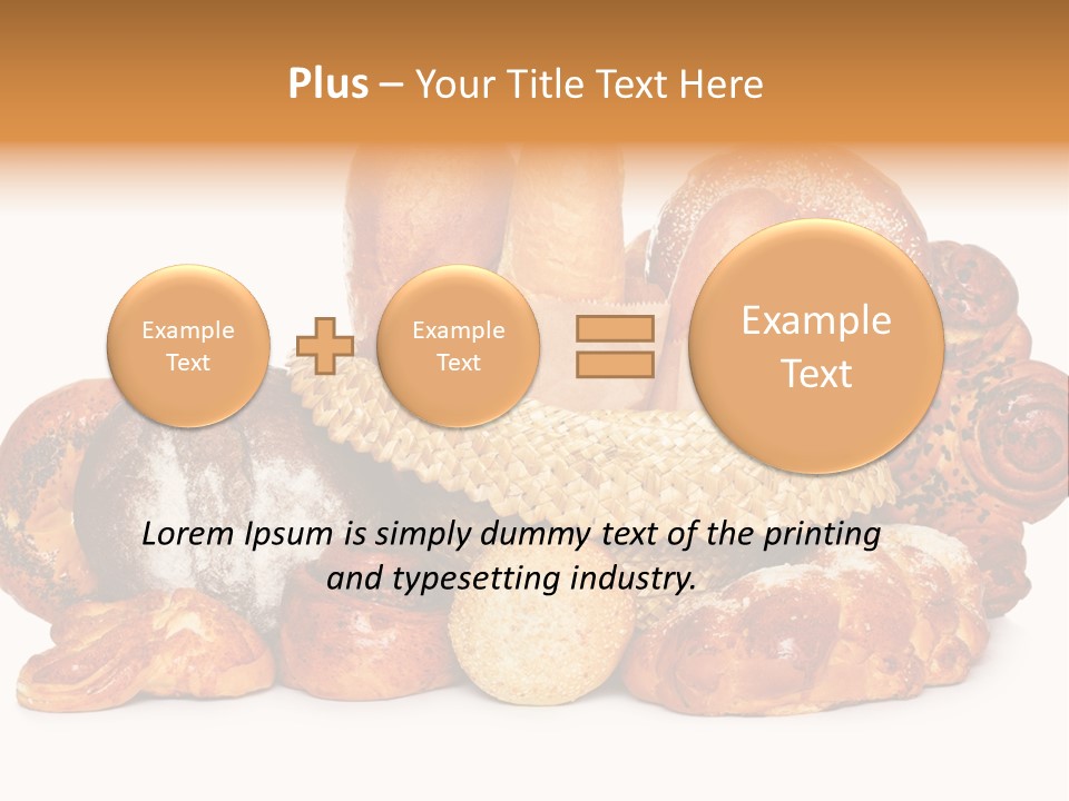 Bakery Ingredient Cereal PowerPoint Template