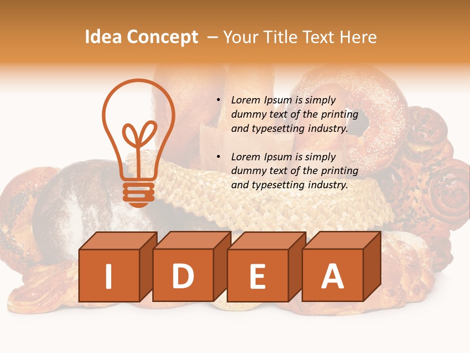 Bakery Ingredient Cereal PowerPoint Template